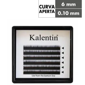 Kalentin Extensión de Cejas Curl I Black 6mm